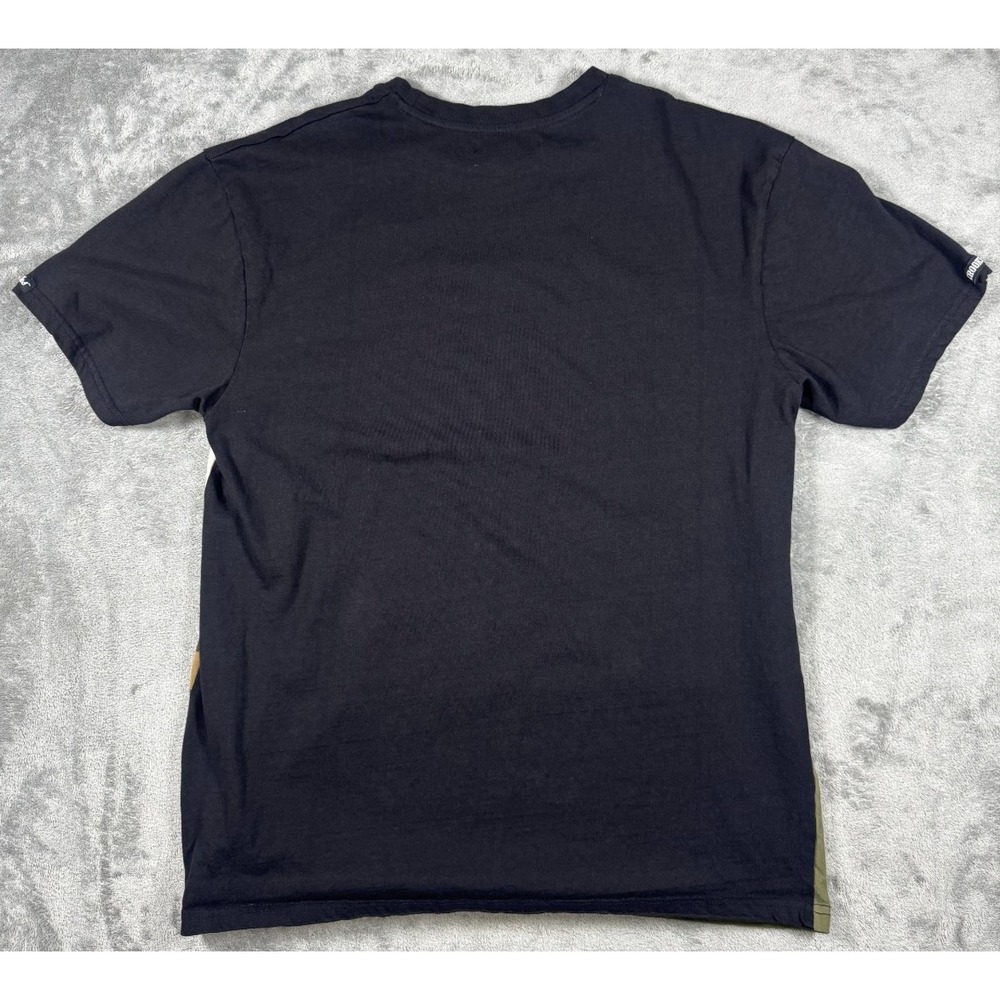 Crooks Castles Medusa Camo Colorblock T-Shirt Black Green Men Large RN143527 - Picture 6 of 7